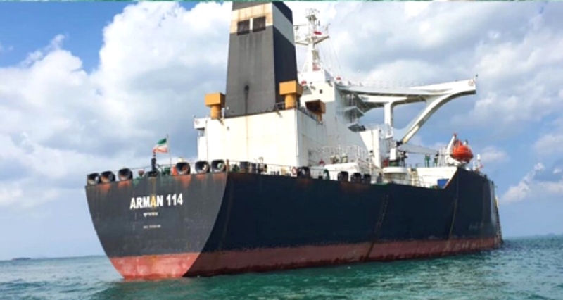 Foto Kapal Supertengker MT.Arman 114 (Foto-Dok Batamtoday.com)