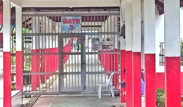 Gerbang 3 masuk ke dalam sel tahanan Lapas Umum Kelas IIA Tanjungpinang.