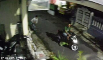 Pencurian Meteran Air PDAM di Tanjungpinang Terekam CCTV