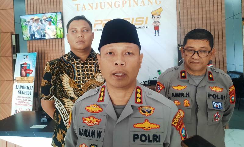 Kapolresta Tanjungpinang Kombes Pol Hamam Wahyudi (Roland/presmedia.id)