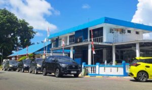 Suasana Kantor KSOP Tanjung Uban saat Pidsus Kejari Bintan melakukan penggeledahan. (Foto Hasura)