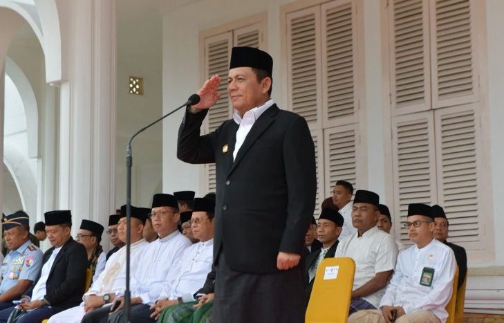 Hari Santri Nasional di Kepri Gubernur Ansar Serukan Santri Kawal Indonesia Menuju Peradaban Dunia e1761131295885 Peringatan Hari Santri Nasional (HSN) 2025 tingkat Provinsi Kepulauan Riau digelar dengan Upacara Bendera di Halaman Gedung Daerah, Tanjungpinang, Rabu (22/10/2025). (Foto:Diskominfo Kepri)