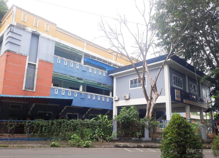 Gedung Sekolah Djuwita milik PT.Djuwita Bintan Sejahtera di kawasan Bintan Center Tanjungpinang (Roland/Presmedia)
